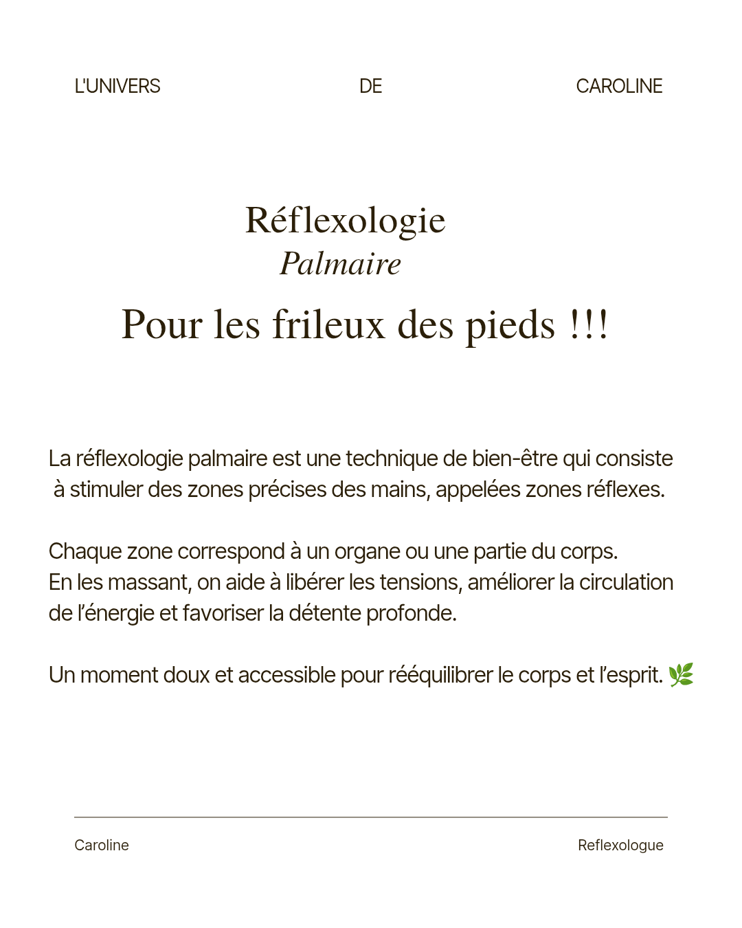 Caroline Réflexologue à Agde - reflexologie plantaire - reflexologie palmaire1